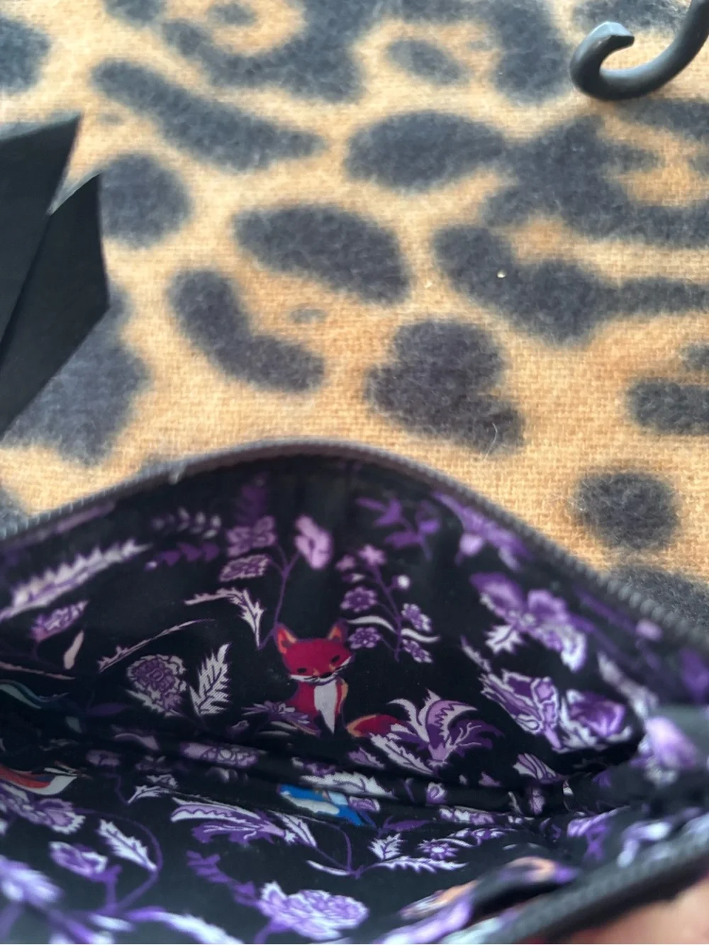 Vera Bradley Floral Quilted Crossbody Wristlet - Purple Multicolor
